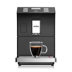 Dafino-206 Super Automatic Espresso & Coffee Maker Machine;  Black (Color: Black)